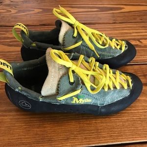La Sportiva Green and Yellow Athletic Shoes
